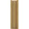 Ekena Millwork 5 1/2-in W x 12-in D x 20-in H Funston Slat Rough Cedar Woodgrain TimberThane Outlooker, Primed Tan OUTUR055X12X20FST24RCPR - alternate 6